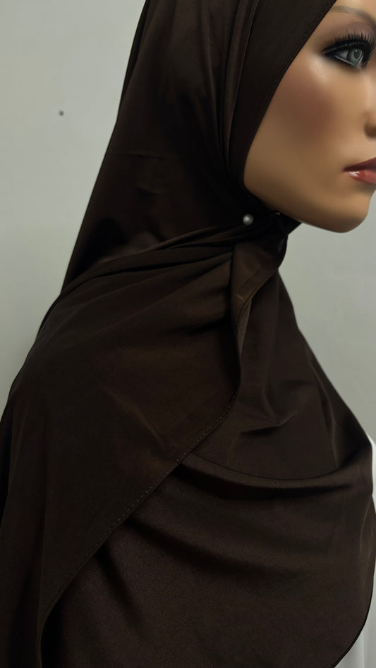 Jersey Satin - mocca