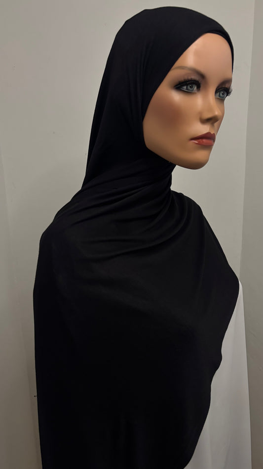 Bamboo Jersey - schwarz