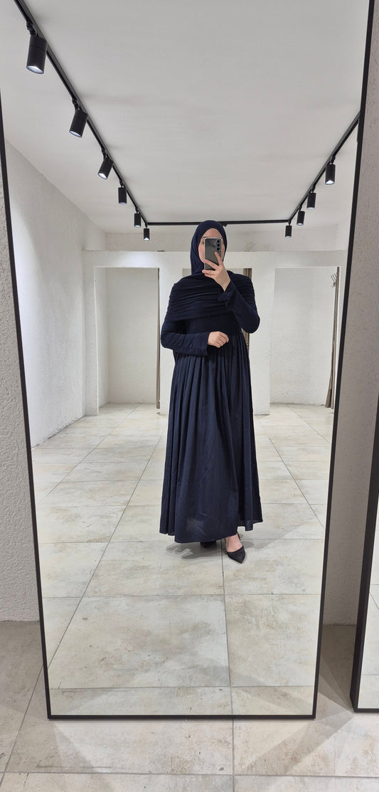 Abendkleid - marienblau