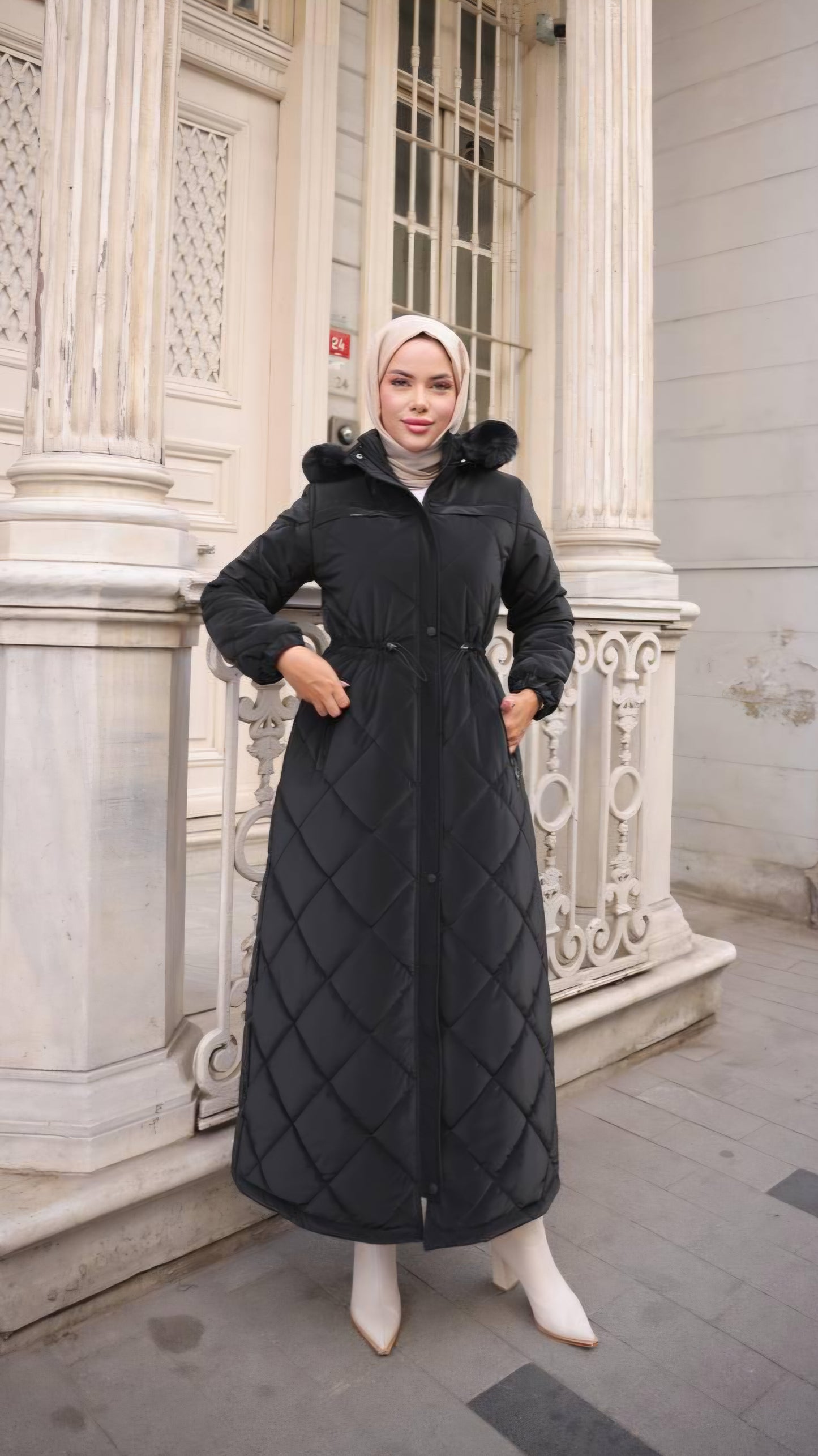 Aurora Uzun Kaban - siyah