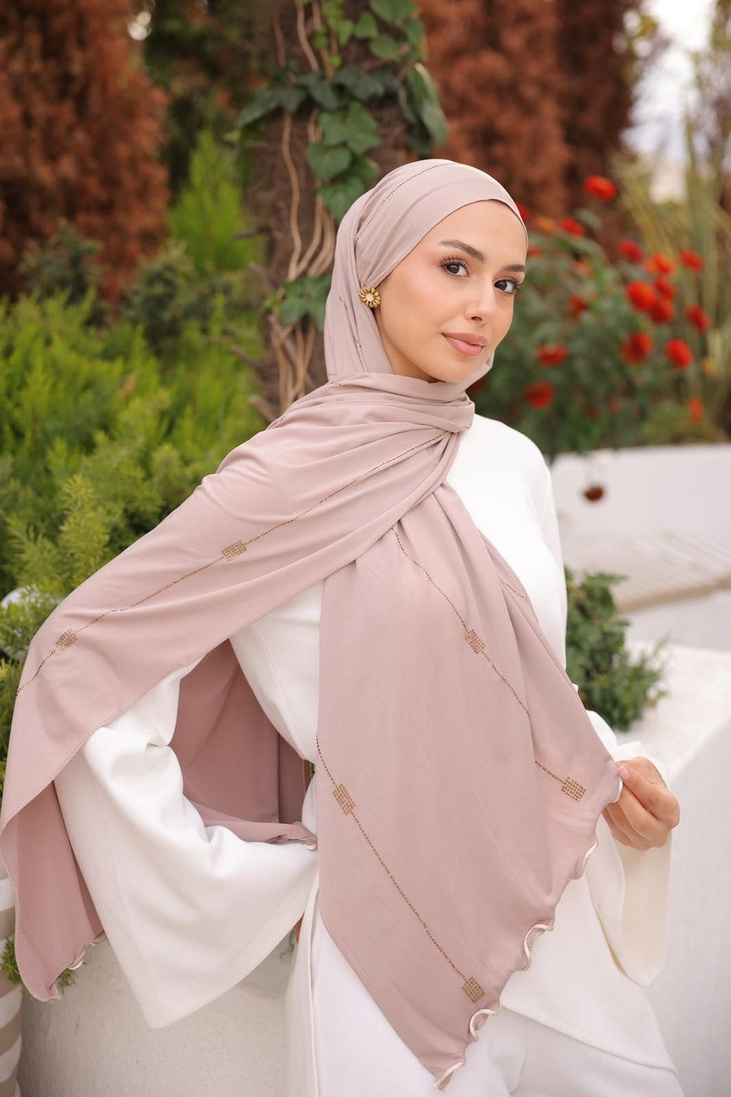 Jersey Line Diamond - rose