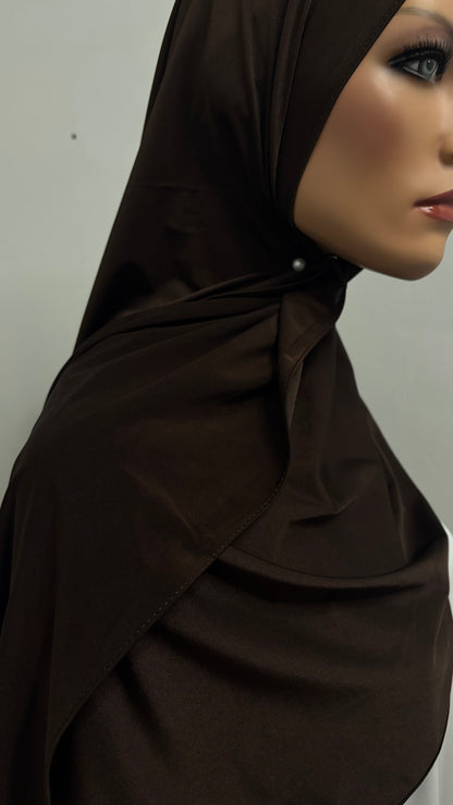 Jersey Satin - mocca