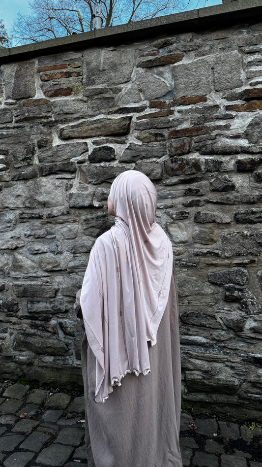 Premium Jersey Line Diamond Beige