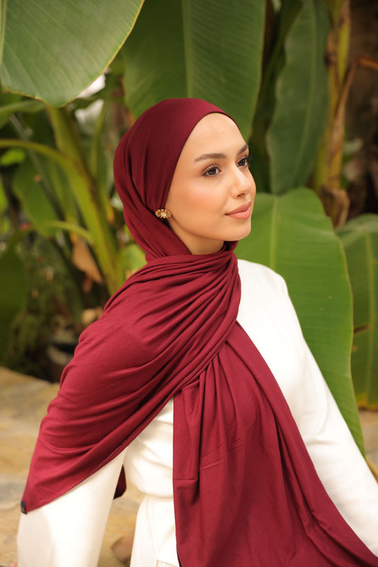 Basic Jersey - bordeaux